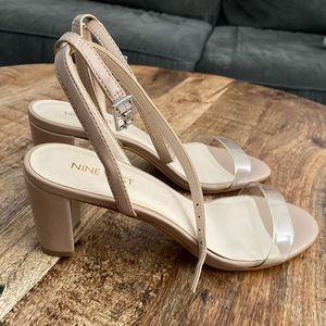 Nine West nude heels